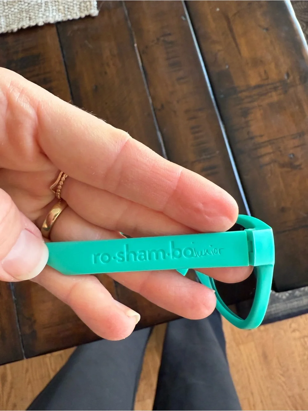 Kids Teal Roshambo Sunglasses with Blue Zipper Case